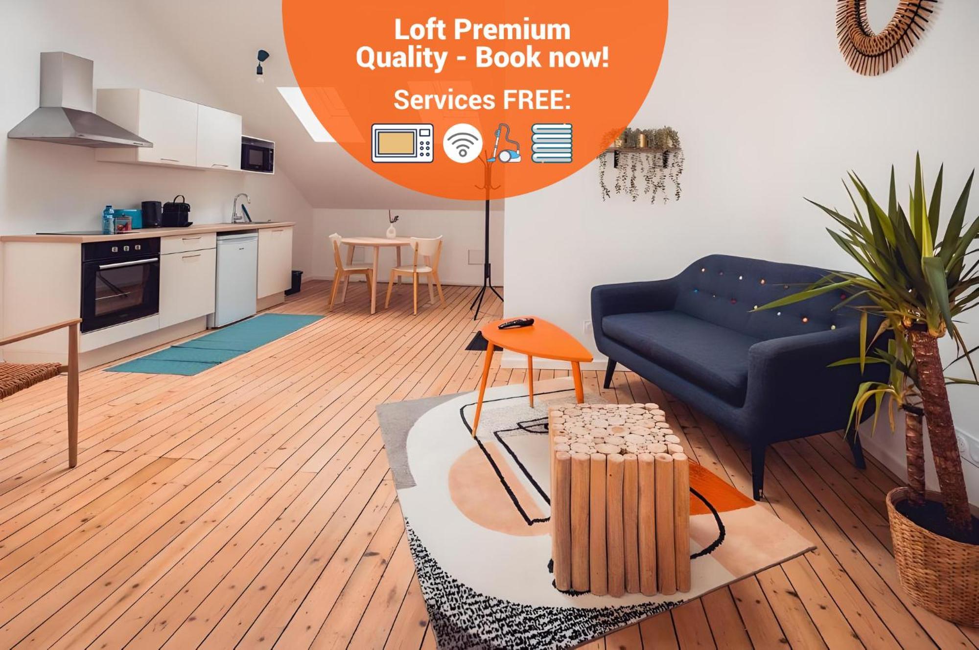 Loft Lumineux Tres Spacieux - Parking Gratuit Chateauroux Exterior photo